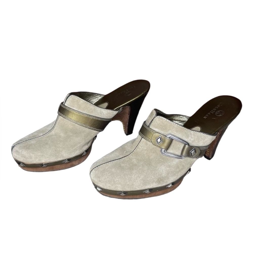 Cole Haan heeled mules
